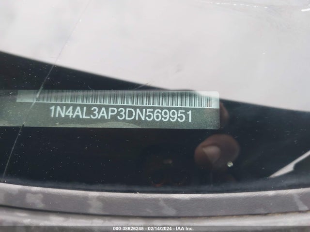 2013 NISSAN ALTIMA 2.5 S VIN: 1N4AL3AP3DN569951