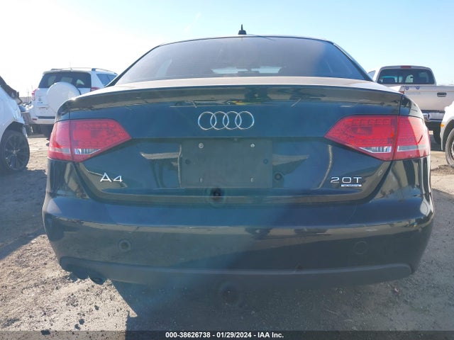2011 AUDI A4 2.0T PREMIUM VIN: WAUFFAFL1BN004674