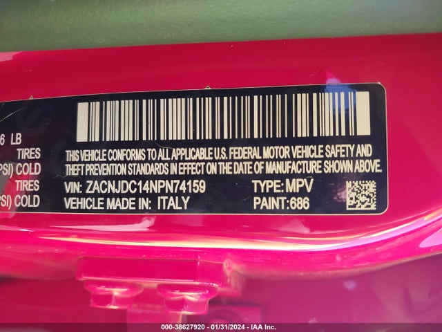 ZACNJDC14NPN74159 Jeep Renegade Trailhawk 4x4