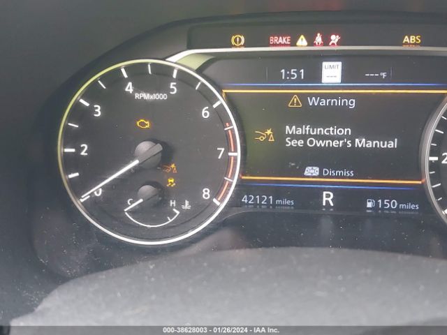 1N4BL4EV1MN360792 Nissan Altima Sl Fwd