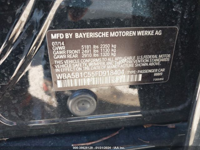 WBA5B1C55FD918404 BMW 535i