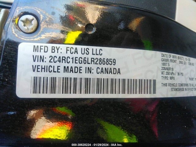 2C4RC1EG6LR286859 Chrysler Pacifica Touring L Plus