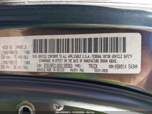 3C6UR5CL6GG139363 RAM 2500 St