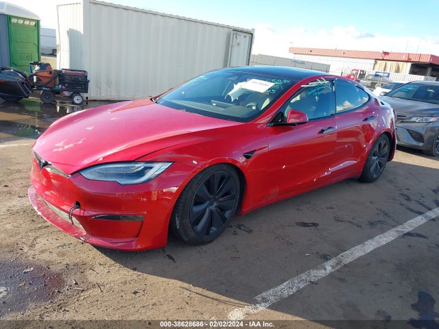 Tesla Model S Plaid Tri Motor All-wheel Drive 2021 5YJSA1E64MF438665 Image 2