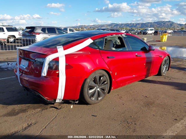 Tesla Model S Plaid Tri Motor All-wheel Drive 2021 5YJSA1E64MF438665 Image 4