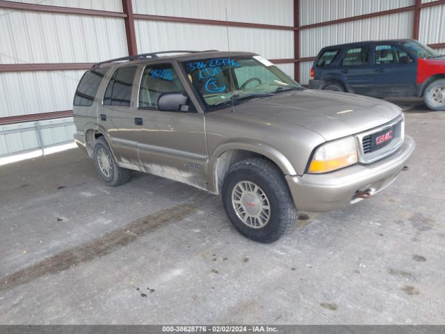 Auction sale of the 2001 Gmc Jimmy Sle, vin: 1GKDT13W712122072, lot number: 38628776
