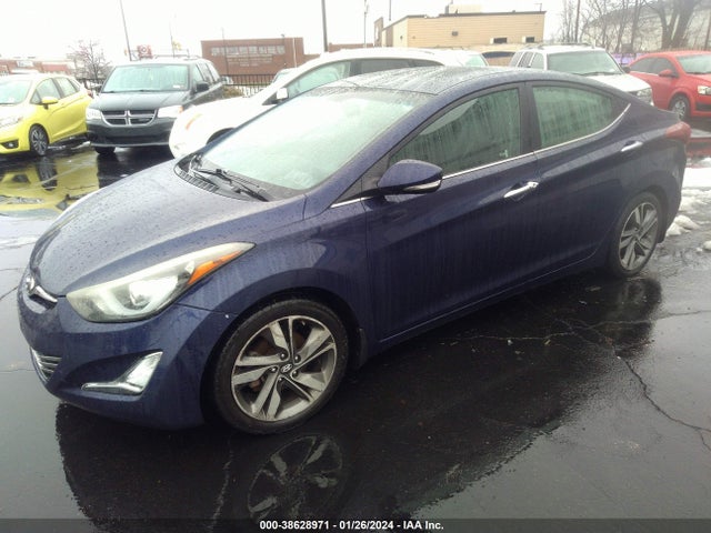 2014 HYUNDAI ELANTRA LIMITED VIN: 5NPDH4AE9EH466533