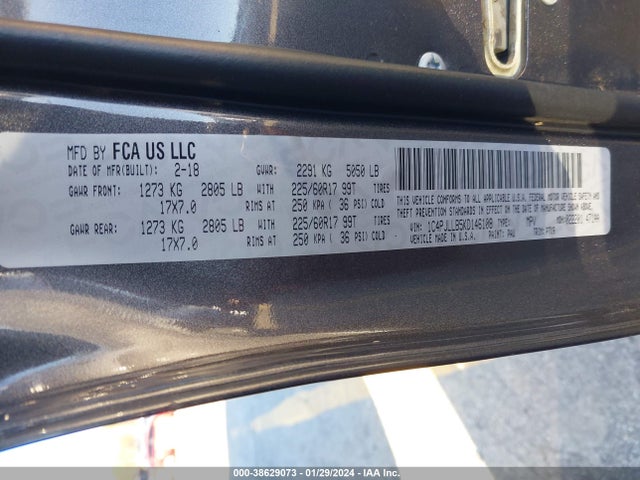 1C4PJLLB5KD146108 Jeep Cherokee Latitude Plus Fwd