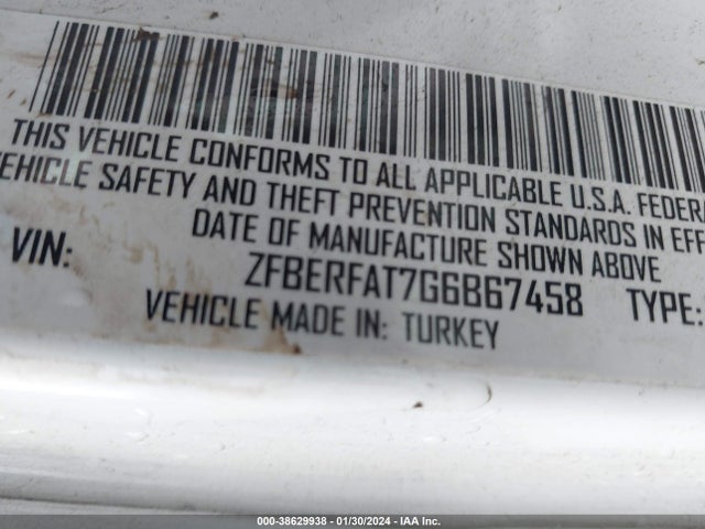RAM Promaster City Tradesman 2016 ZFBERFAT7G6B67458 Image 9