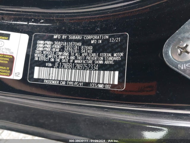 Toyota GR86 2022 JF1ZNBB12N9752334 Image 9