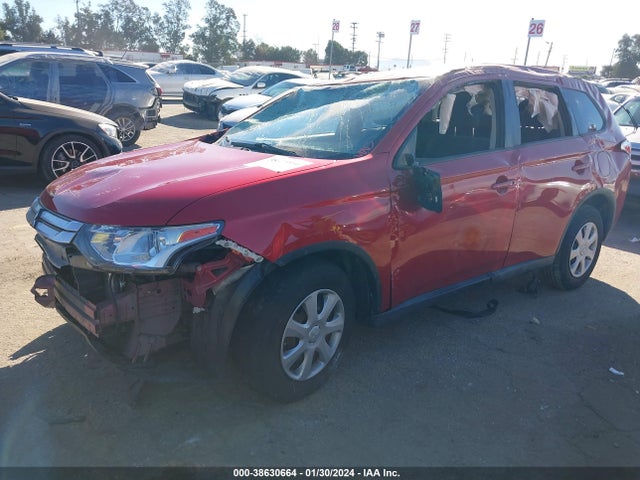 2015 MITSUBISHI OUTLANDER ES VIN: JA4AD2A38FZ002946
