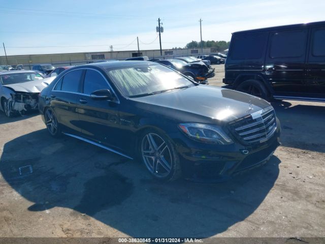 Auction sale of the 2015 Mercedes-benz S 65 Amg, vin: WDDUG7KB5FA107350, lot number: 38630845