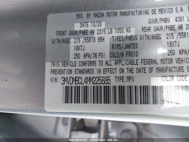 Mazda Cx-30 Preferred 2021 3MVDMBCL4MM225885 Image 9