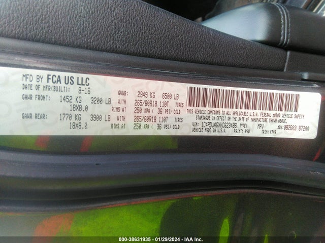 Dodge Durango Sxt Awd 2017 1C4RDJAGXHC623486 Image 9