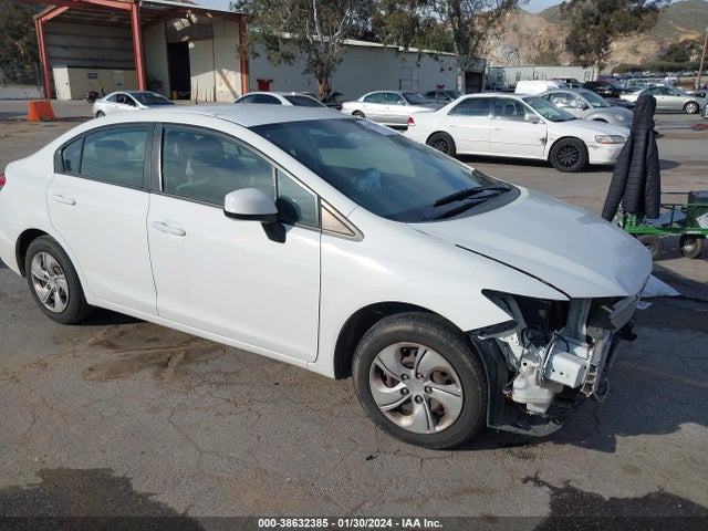 2013 HONDA CIVIC LX VIN: 19XFB2F55DE291952