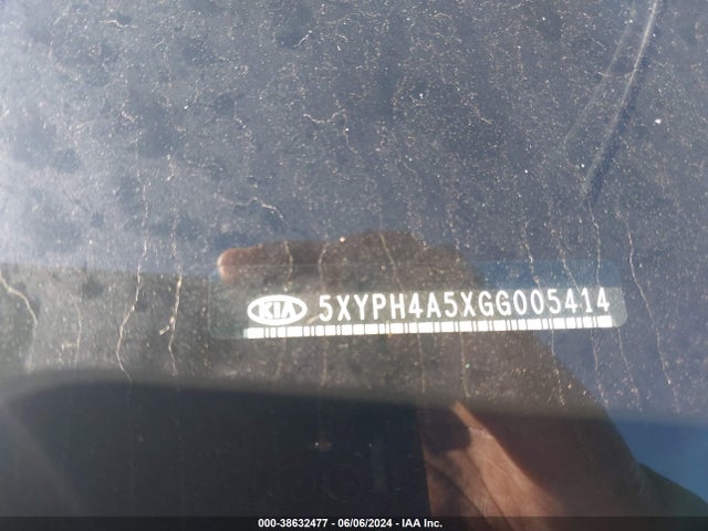 KIA Sorento 3.3l Ex 2016 5XYPH4A5XGG005414 Image 9