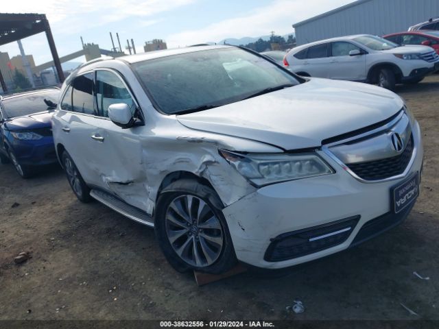 Auction sale of the 2014 Acura Mdx Technology Package, vin: 5FRYD4H44EB027361, lot number: 38632556