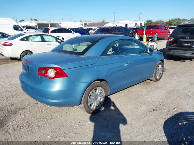 2008 VOLKSWAGEN EOS KOMFORT VIN: WVWBA71F28V052116