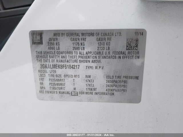 2GKALMEK8F6184217 GMC Terrain Sle-1