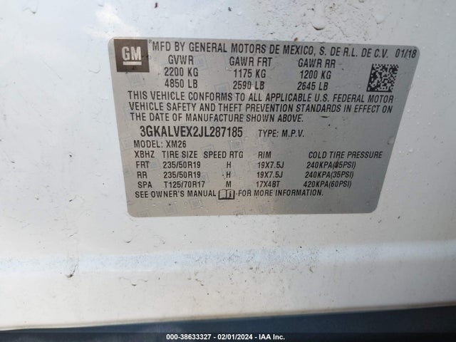 GMC Terrain Slt 2018 3GKALVEX2JL287185 Image 9