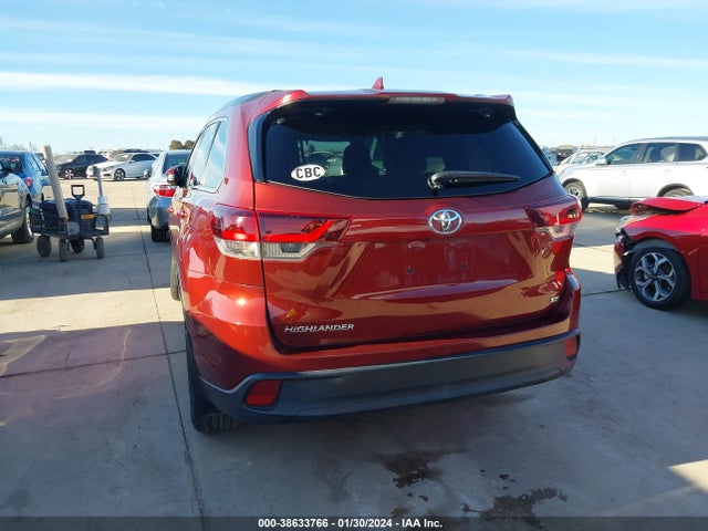 2019 TOYOTA HIGHLANDER SE VIN: 5TDKZRFH5KS569023