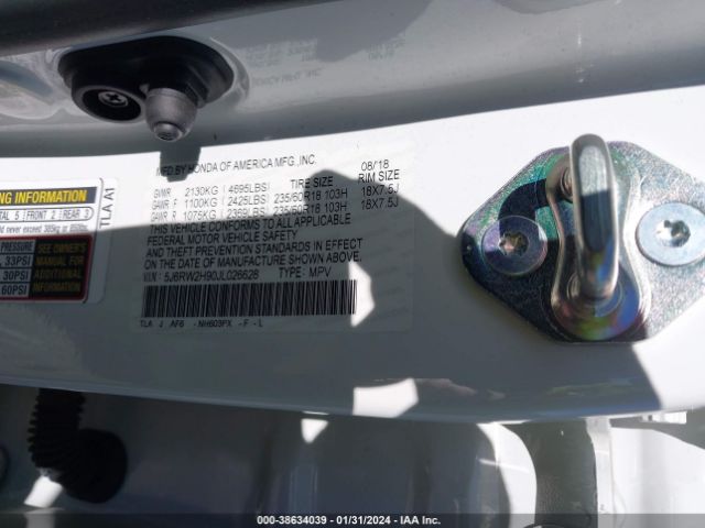 5J6RW2H90JL026628 Honda Cr-v Touring