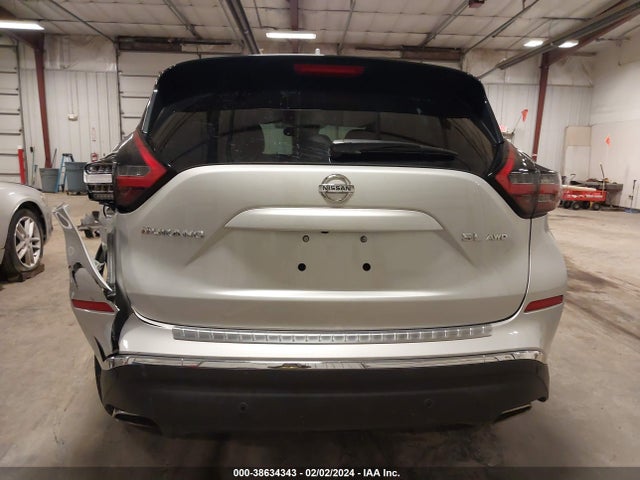 2021 NISSAN MURANO SL INTELLIGENT AWD VIN: 5N1AZ2CSXMC142536