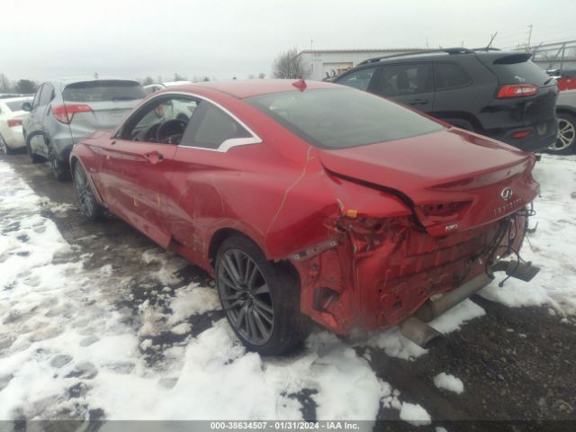 JN1FV7EL1HM700799 Infiniti Q60 3.0t Red Sport 400