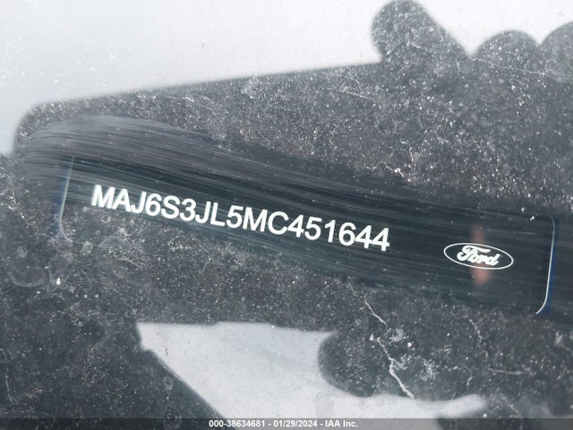 Aukcja sprzedaży 2021 Ford Ecosport Ses, vin: MAJ6S3JL5MC451644, numer aukcji: 38634681