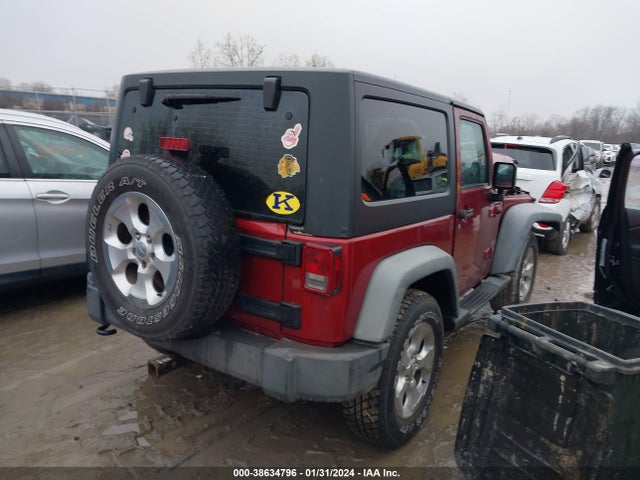 2011 JEEP WRANGLER SPORT VIN: 1J4AA2D14BL613170