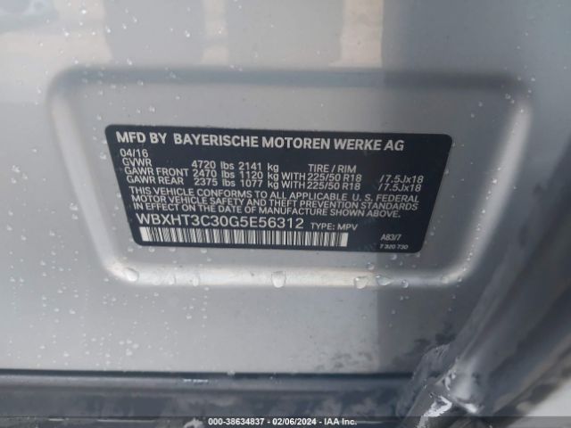 WBXHT3C30G5E56312 BMW X1 Xdrive28i