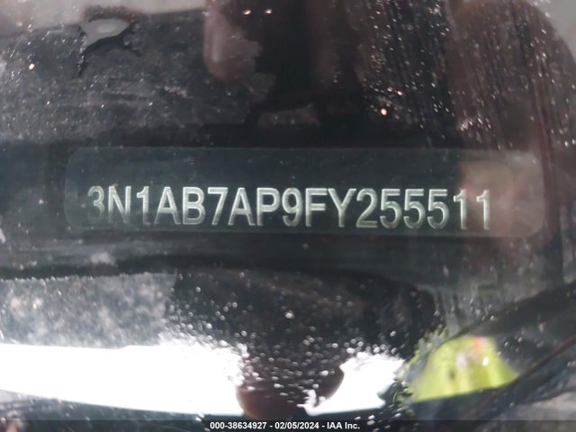 2015 NISSAN SENTRA SV VIN: 3N1AB7AP9FY255511