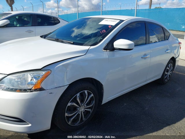 2014 NISSAN SENTRA S VIN: 3N1AB7AP1EL625314