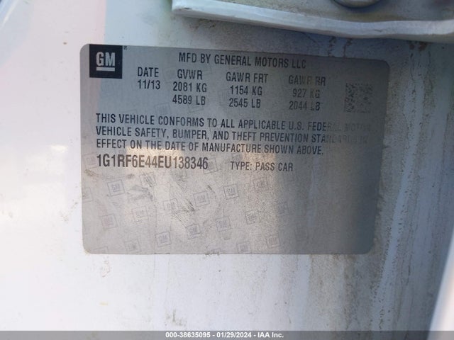 Chevrolet Volt 2014 1G1RF6E44EU138346 Image 9