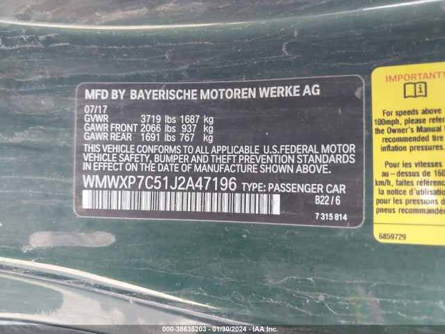 2018 MINI HARDTOP WMWXP7C51J2A47196 Photo 8