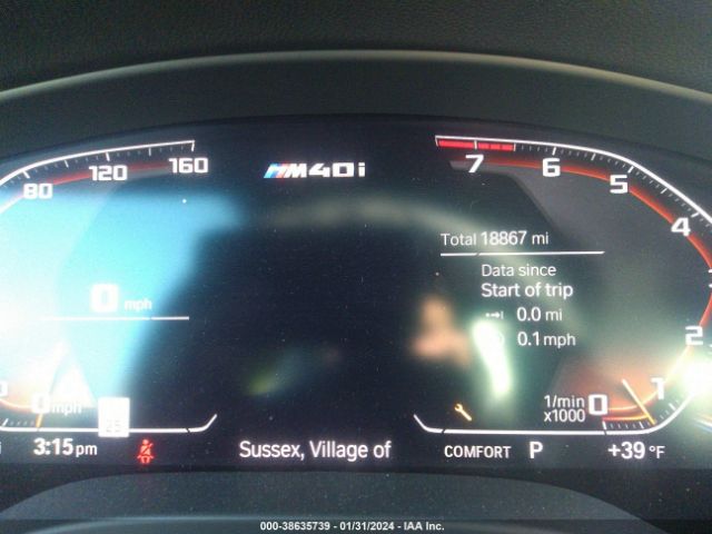 5UXTY9C06M9E58859 BMW X3 M40i