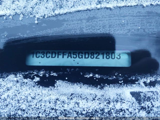 1C3CDFFA5GD821803 Dodge Dart Sxt Sport