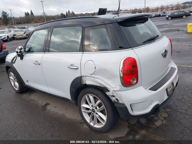 2011 MINI COOPER S COUNTRYMAN WMWZC5C51BWL54464 Photo 2