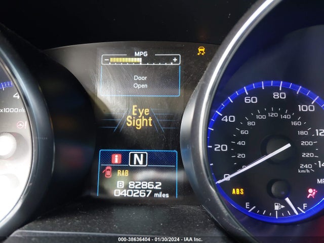 2019 SUBARU OUTBACK 2.5I LIMITED VIN: 4S4BSANC5K3325042