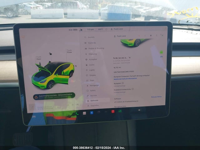 Tesla Model Y Long Range Dual Motor All-wheel Drive 2022 7SAYGDEE3NF371563 Image 19