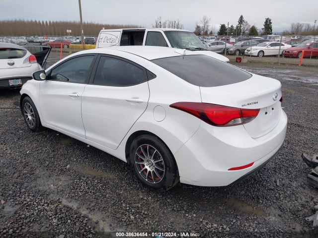 2016 HYUNDAI ELANTRA SE VIN: 5NPDH4AE6GH696534
