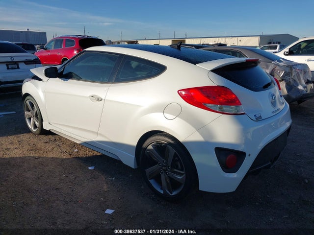 2013 HYUNDAI VELOSTER TURBO W/BLACK VIN: KMHTC6AE0DU106038