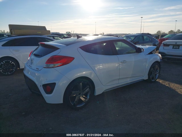 2013 HYUNDAI VELOSTER TURBO W/BLACK VIN: KMHTC6AE0DU106038