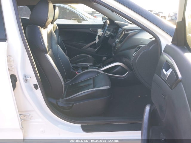 2013 HYUNDAI VELOSTER TURBO W/BLACK VIN: KMHTC6AE0DU106038