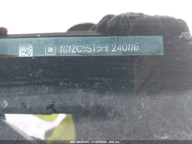 Chevrolet Malibu 1fl 2017 1G1ZC5ST5HF240116 Image 9