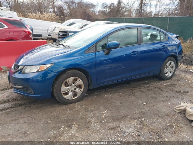 Honda Civic Lx 2014 19XFB2F56EE237240 Image 2