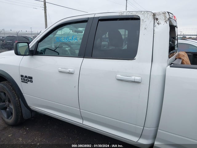 2019 RAM 1500 CLASSIC WARLOCK QUAD CAB 4X4 6'4 BOX VIN: 1C6RR7GG6KS735945