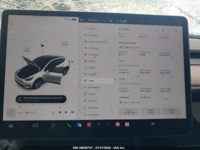 7SAYGDEEXPA081076 Tesla Model Y Awd/long Range Dual Motor All-wheel Drive
