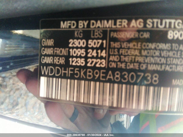 Mercedes-Benz E 350 2014 WDDHF5KB9EA830738 Image 9