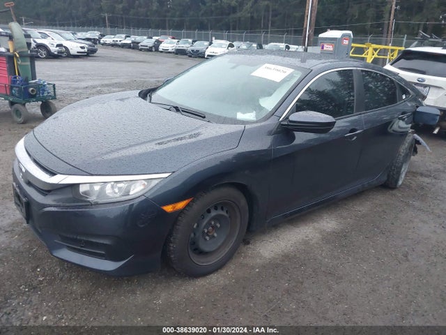 Honda Civic Lx 2018 2HGFC2F54JH534634 Image 2